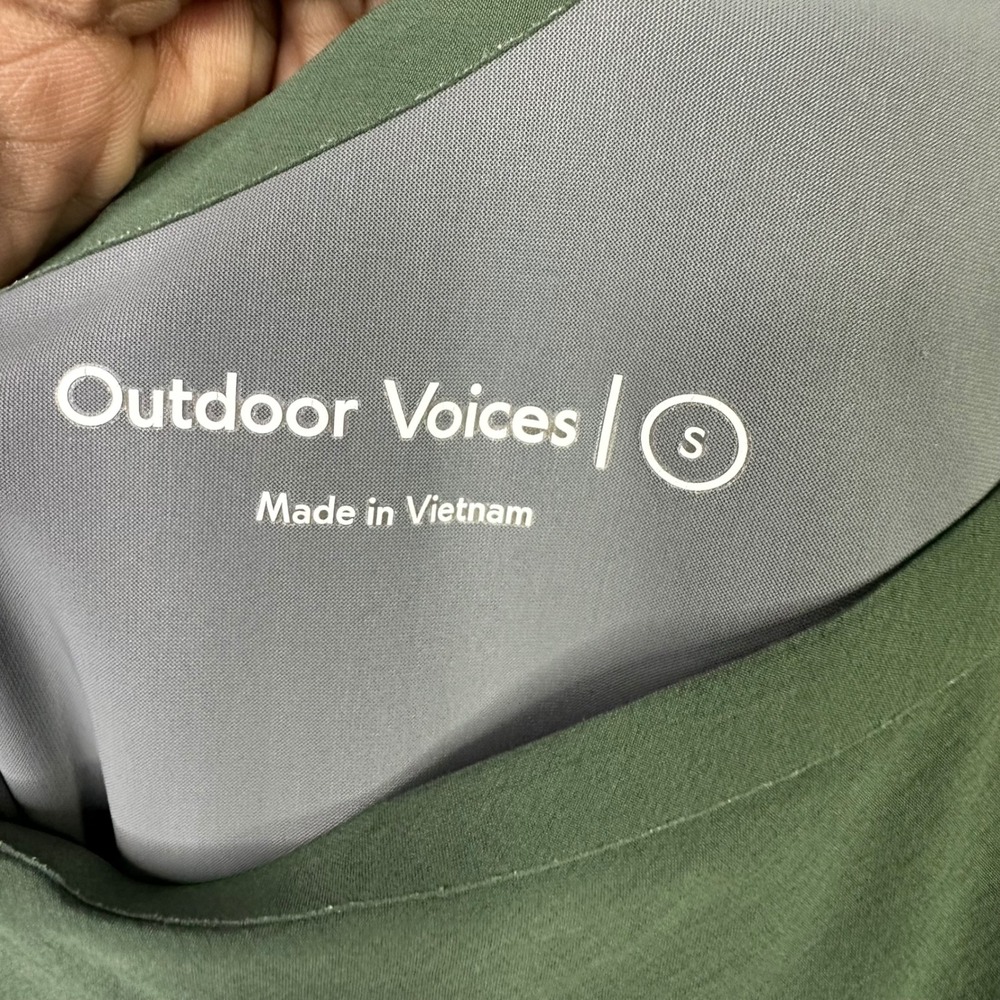 Outdoor Voices‎ Romper Dress S Green Tennis Activewear Athleisure Minimalist Gym - Picture 5 of 8